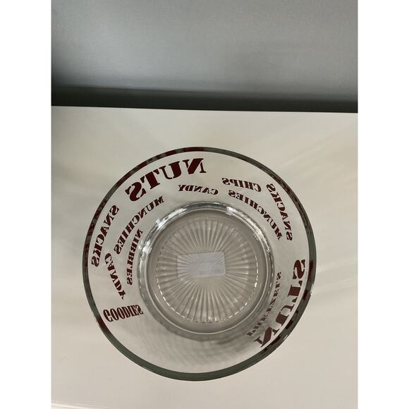 Vtg. Wheaton Heavy Glass Munchie Food Snack Nut Bowl Starburst Bottom 70's - Picture 6 of 6